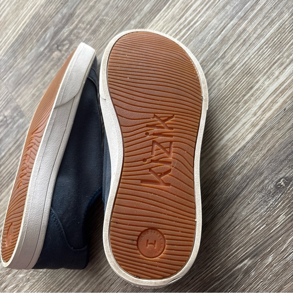 Kizik Unisex Irvine Blue Shoes Mens Size 5 Womens 6.5 Canvas Hands Free Sneakers - Picture 9 of 11